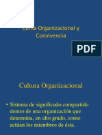 Clima Organizacional y Convivencia 