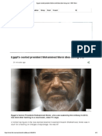 Egypt's Ousted President Mohammed Morsi Dies During Trial - BBC News PDF