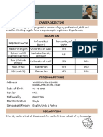 ABDUS SAMAD's Resume - Seeking Career with Strong Skills