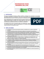 Programacion de Matematica 2 y 4 Ceba