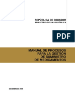 2 Ministerial2 Manual de Procesos Para La Gestion de Medicamentos en El Msp 28-12-2009