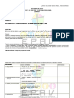 Esquema Proyecto Vocacional Parroquial Mexicali 2018