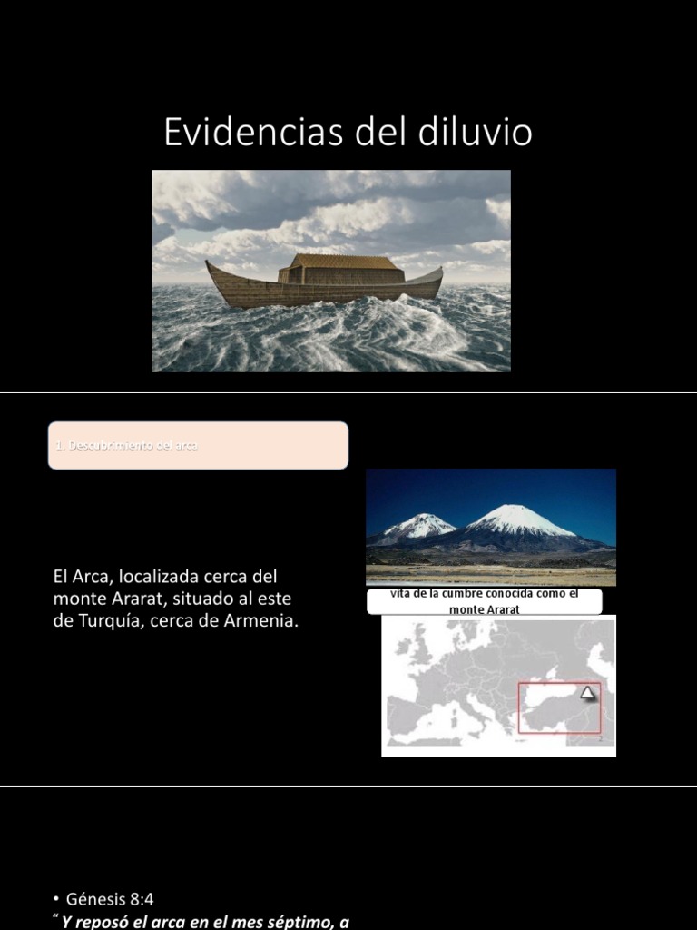 Evidencias Acerca Del Diluvio | PDF | Arca de Noé | Mito de la inundación