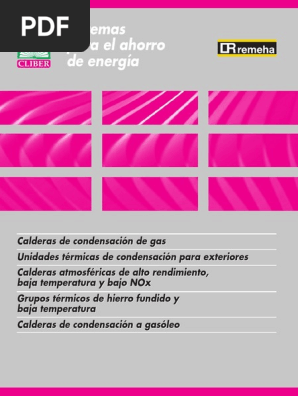 Remeha Catalogo Pdf Caldera Transferencia De Calor