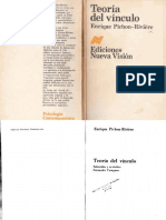 Pichon Riviere Teoria Del Vinculo