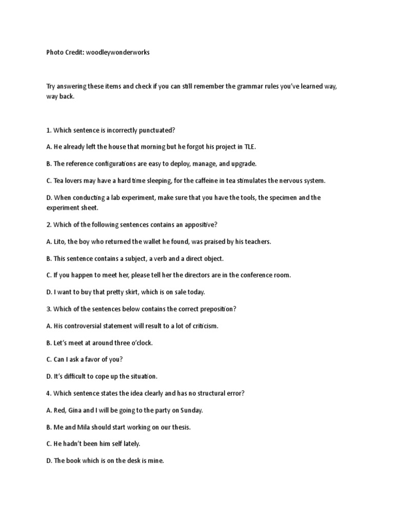 Sample Let Questions With Answers | PDF | Grammar | Linguistic Typology