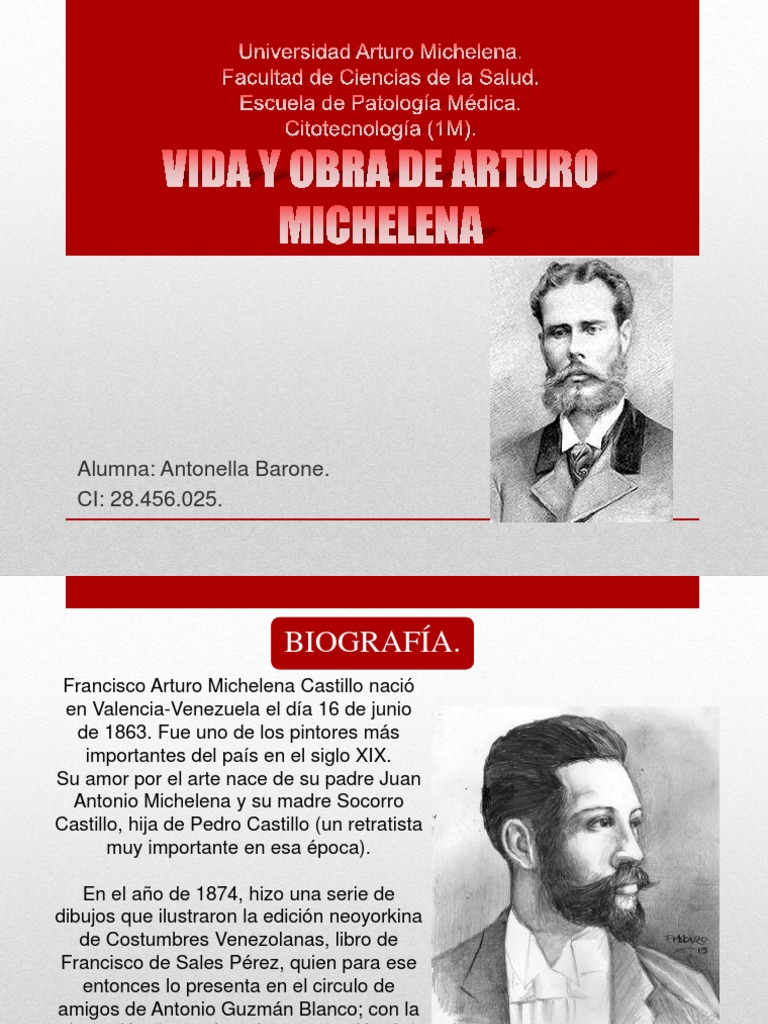 Vida Y Obra De Arturo Michelena