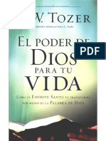 El Poder de Dios para Tu Vida - A. W. Tozer