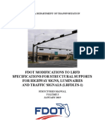 Fdot Modifications To LRFD Specifications For Structural Supports For Highway Signs, Luminaires and Traffic Signals (Lrfdlts-1)