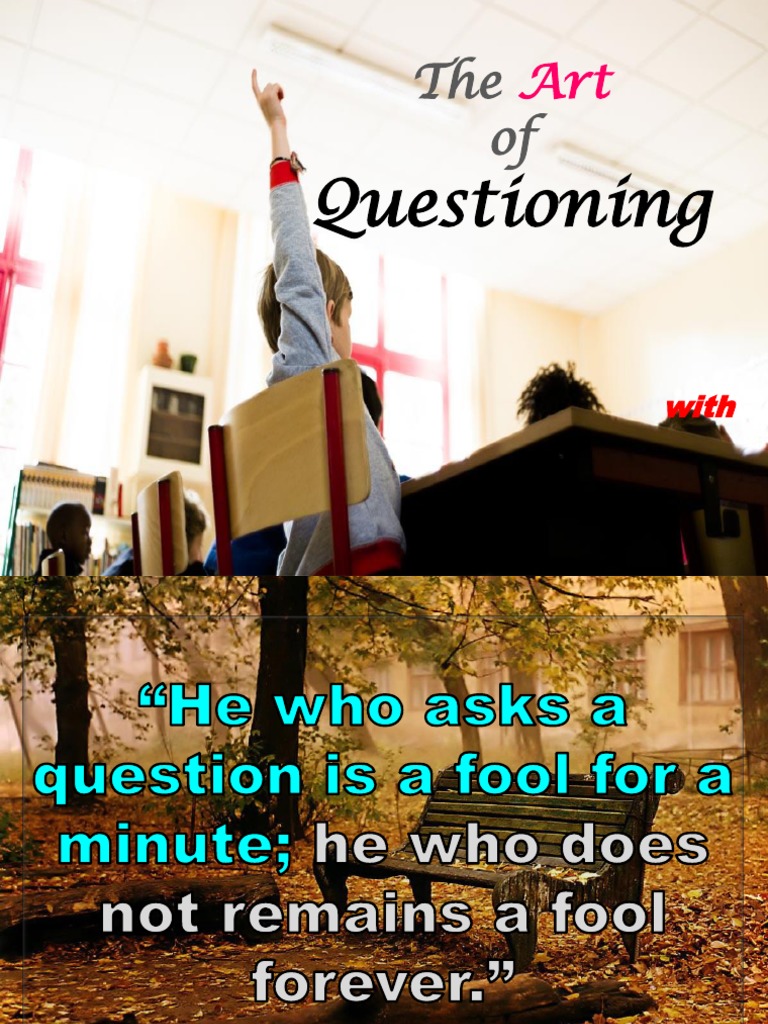 Art of Questioning PDF Question Learning