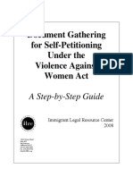 Document Gathering for Self-petitioning Under the Violence Against Women Act