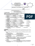 2nd Quarter Pagsusulit Sa Grade 8 (2nd Grading)