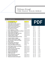 Daily Wlak Bible Reading Plan