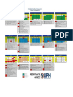 UPH Academic Calendar 2019-2020