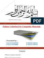 Failure Theories For Composites