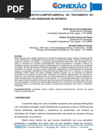 171 Terapia Cogntivo Comportamental No Tratamento Do Transtorno de Ansiedade Na Infância. Pág. 1654 1670