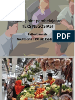 Powerpoint pembelajaran teks negosiasi