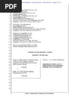 Defendant Zuffa LLCs Objections To Plaintiffs' Exhibit List Documents