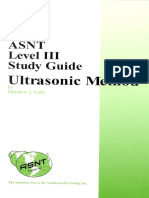 ASNT Level III Study Guide Ultrasonic Method PDF
