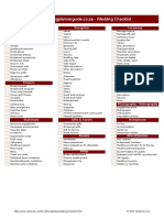 Wedding Checklist Excel Format Template Download