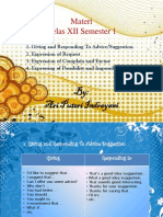 Powerpoint Materi Kelas Xii Semester 1 Skill Speaking