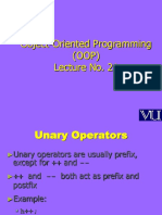 Object-Oriented Programming (OOP) Lecture No. 21