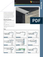 Technical Datasheet: Tile-In Nosings