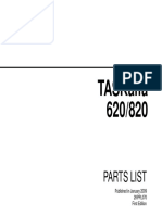 Taskalfa 620/820: Parts List