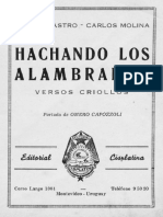 Martín Castro y Carlos Molina - Hachando Los Alambrados (1959) Payadores Anarquistas