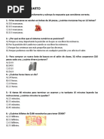 Matemáticas Cuarto