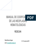 Manual Codificacion Neoplasias Hematologicas
