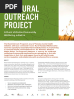 Rural Outreach Program Report