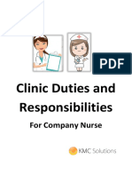 Clinic Duties and Responsibilities Updated