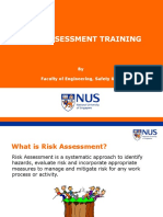 Risk Assessment Training: by Faculty of Engineering, Safety Unit