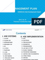 Hse Management Plan: TIMIMOUN Field Development Project
