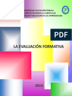 Evaluacion Formativa 2013