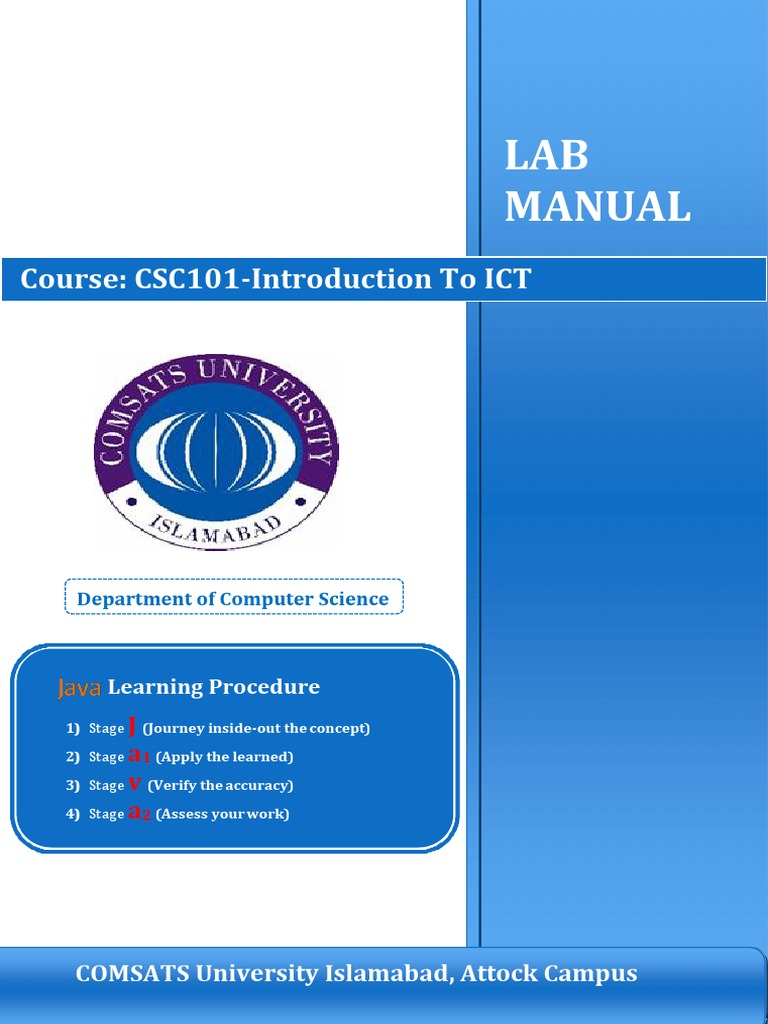 Lab Manual Csc101 Ict v2.0 | PDF | Control Flow | Subroutine
