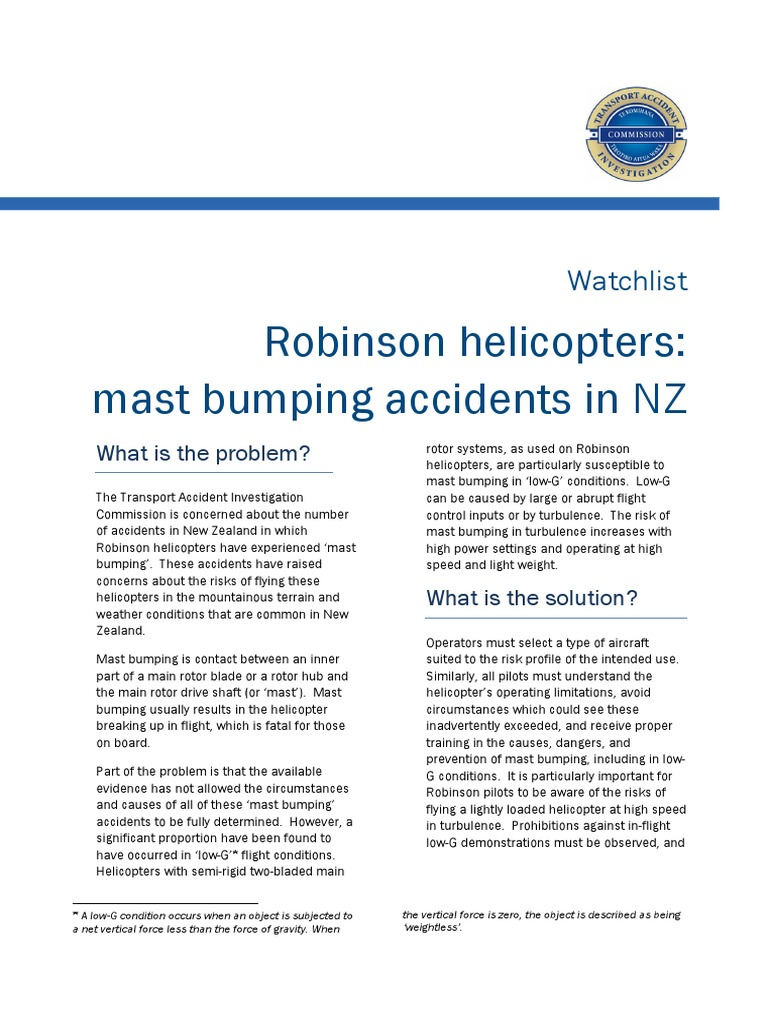 WL 2017 Robinson Helicopters NZ 0 PDF Helicopter Federal
