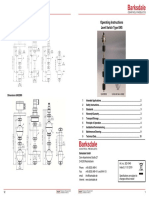 Operating Instructions: Level Switch Type UNS