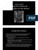 Doing Film History & The Origins of The Movies