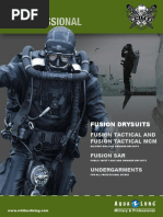 2013 Fusion M&P Drysuit Brochure FINAL
