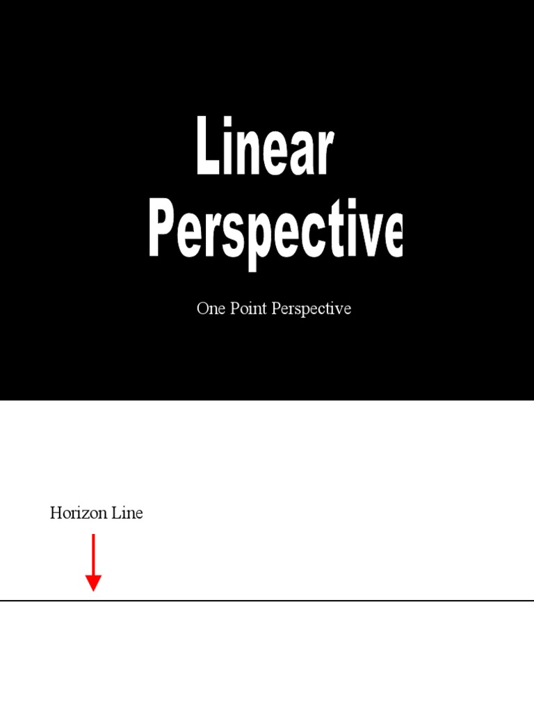 One Point Perspective Basics Guide | PDF