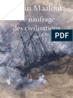 Maalouf Amin Le Naufrage Des Civilisations - Grasset 2019 PDF