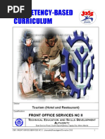 Competency Based Curriculum - Front Offi