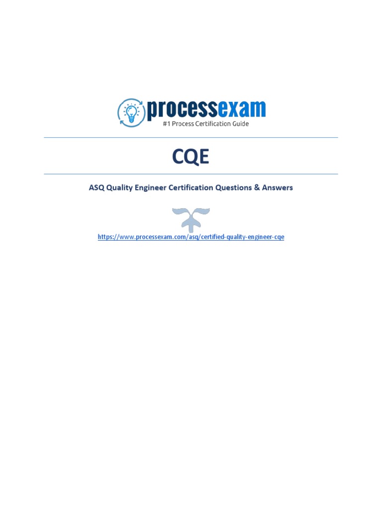 ASQ Certified Quality Engineer Exam Guide | PDF | Reliability ...