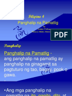Filipino 4 Panghalip Pamatlig