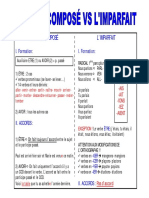 1 Passe Composc3a9 Et Imparfait PDF