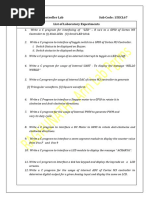 ARM Lab Quick Reference