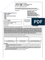 Suni FCI Admit Card