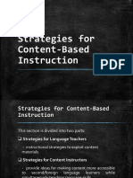 English 22 Strategies for Content Based Instruction 